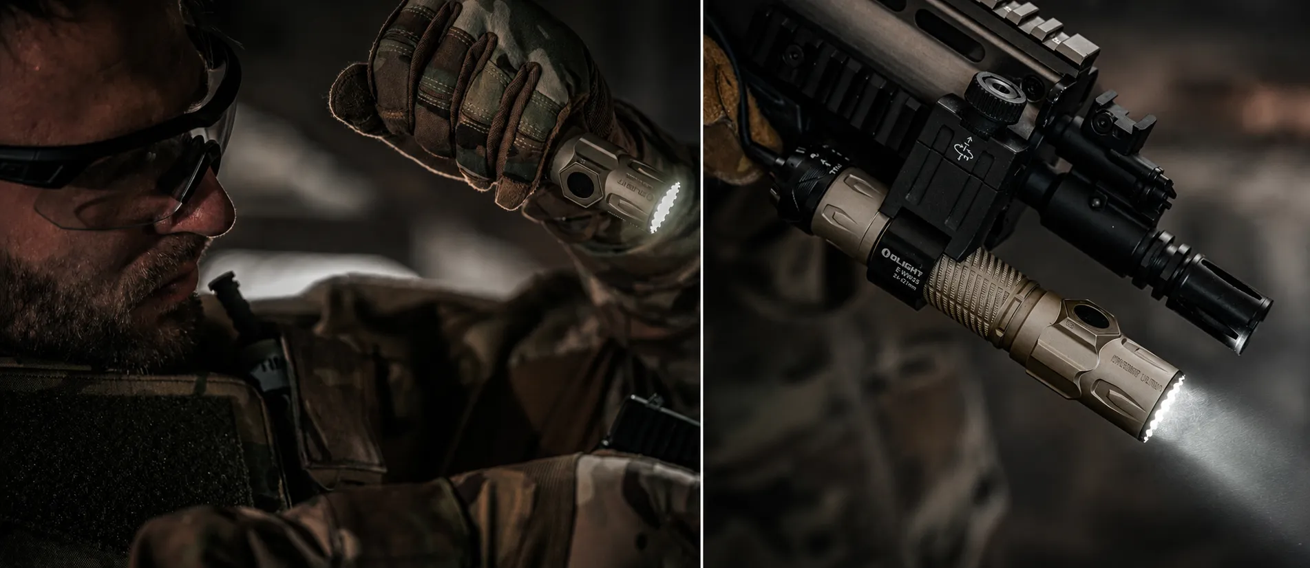 Warrior Ultra Flashlight 2500 Lumens OAL Durable Body - Olight