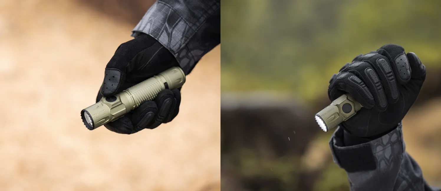 Warrior Ultra Flashlight 2500 Lumens OAL Durable Body - Olight