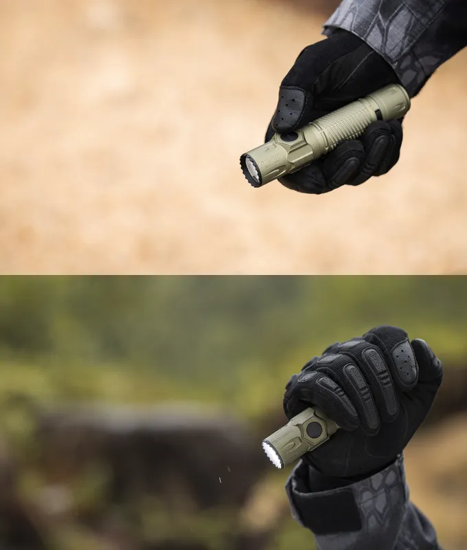 Warrior Ultra Flashlight 2500 Lumens OAL Durable Body - Olight