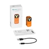 Olight Orange Oclip Pro S Versatile Clip-On Light with five light sources and charging cable for everyday use.