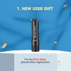 Olight 3E EOS flashlight as a new user gift for first registered orders.