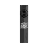 Olight Black ArkPro Ultra Flat EDC Flashlight Front View with Custom Football Graphic for Daily Carry