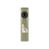 Olight Olive Green Arkfeld Ultra Flat EDC Flashlight Front View with Golden Gate Bridge Laser Engraving for Outdoor Gear