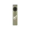 Olight Green Arkfeld Ultra Flat Flashlight Front View with Bear Engraving and Central Switch for Outdoor EDC Use