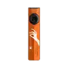 Olight Orange ArkPro Ultra Flat EDC Flashlight Halloween Skeleton Spider Edition Front View for Everyday Carry and Outdoor Use