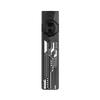 Olight Black ArkPro ArkPro Ultra EDC Flashlight Front View with Rotary Switch and futuristic circuit pattern for everyday carry.