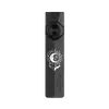 Olight ArkPro Ultra black front view with Sun and Moon design and rotary switch for EDC and general use.
