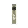 Olight Olive Green Arkfeld Ultra Flat Flashlight Front View with Statue of Liberty Engraving for EDC and Outdoor Use