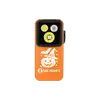 Olight Orange Oclip EDC Light Halloween Edition Pumpkin Bat Graphic Front View Compact Wearable Safety Light