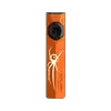Olight Orange ArkPro Ultra Flashlight Front View with Spider Pattern and Laser UV EDC Light for Outdoor Use