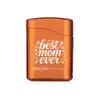 Olight Orange Wireless Charger Front View with "Best Mom Ever" for Mother's Day Gift