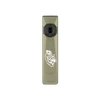 Olight OD Green Arkfeld Ultra Flat Flashlight Front View featuring Custom Wolf Engraving for EDC and Outdoor Use