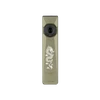 Olight Olive Green Arkfeld Ultra Flat Flashlight Front View featuring Dragon Engraving for Everyday Carry and Outdoor Use