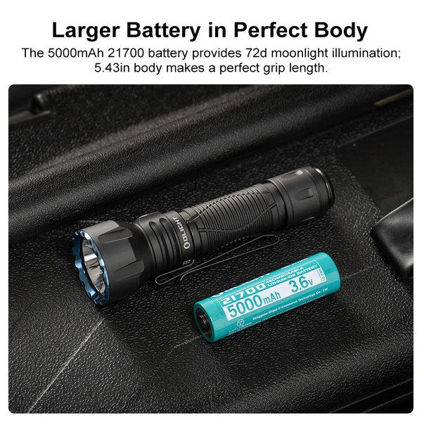 Javelot Long Range Outdoor Flashlight with holster - Olight