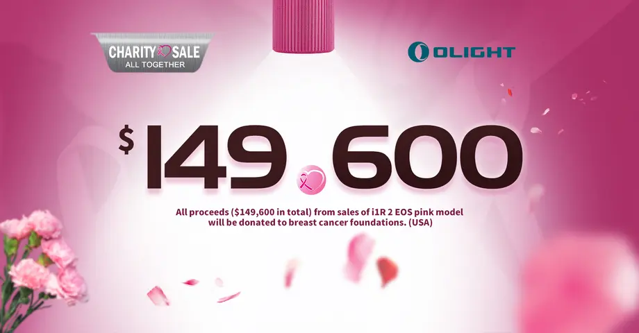 2020 Olight Breast Cancer Charity Sale