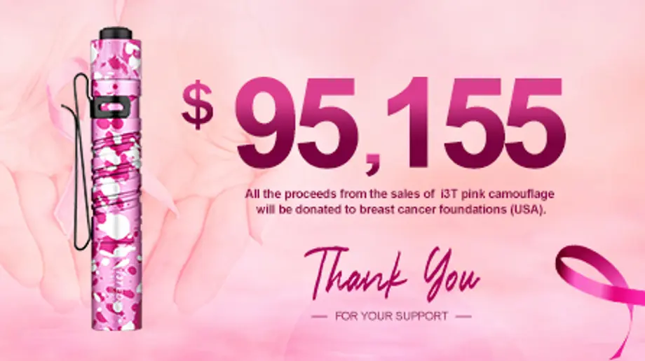 [Charity Sale] 2021 Olight Breast Cancer Awareness Campaign
