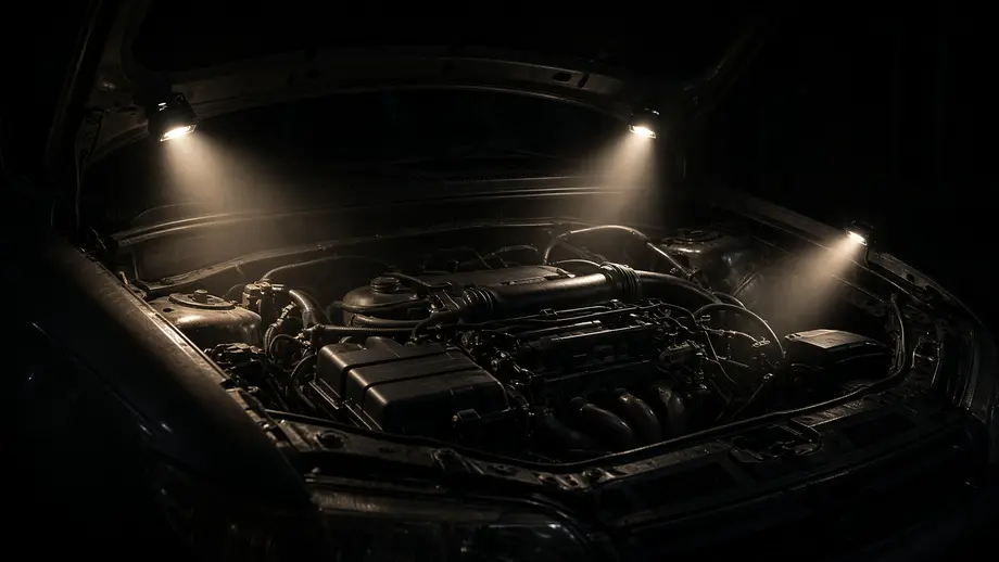 Engine Bay Lights: Under the Hood at Night Without a Third Hand