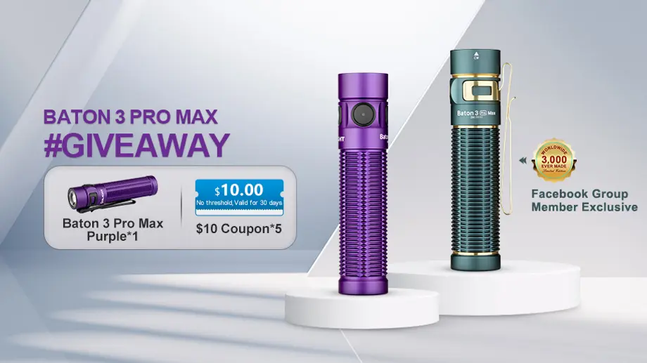 Olight's New Purple Flashlight and Dream Blue Flashlight Hit the