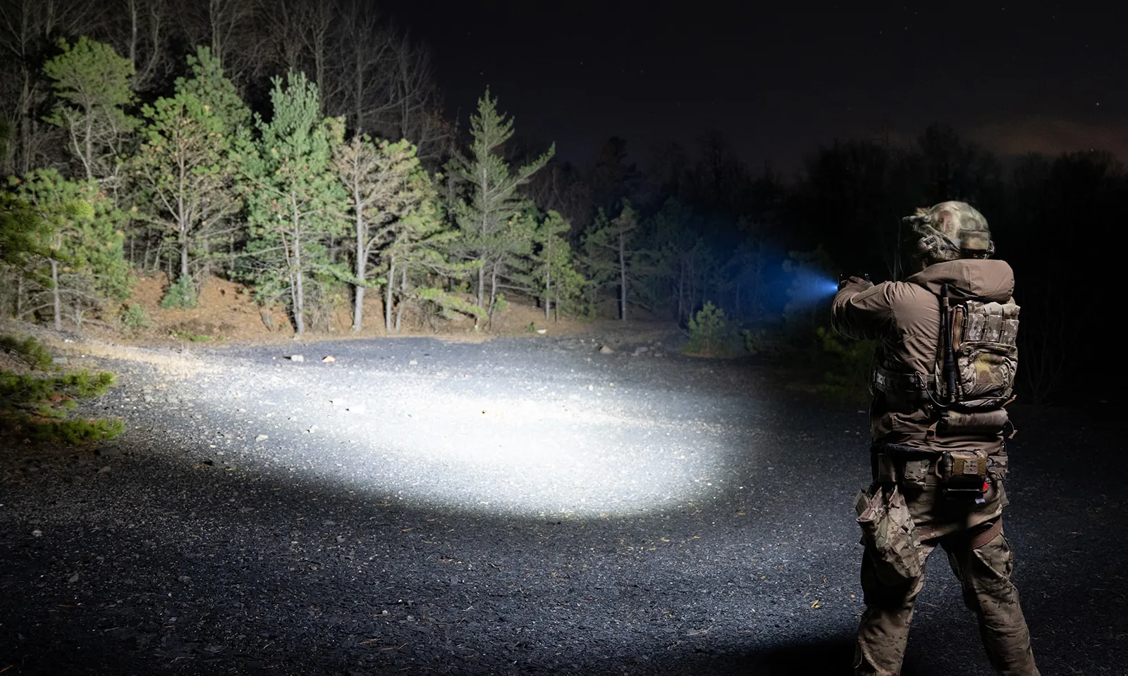PL X Tactical Light 1200 Lumens Dual Beam Rail Mount USB C Sphere