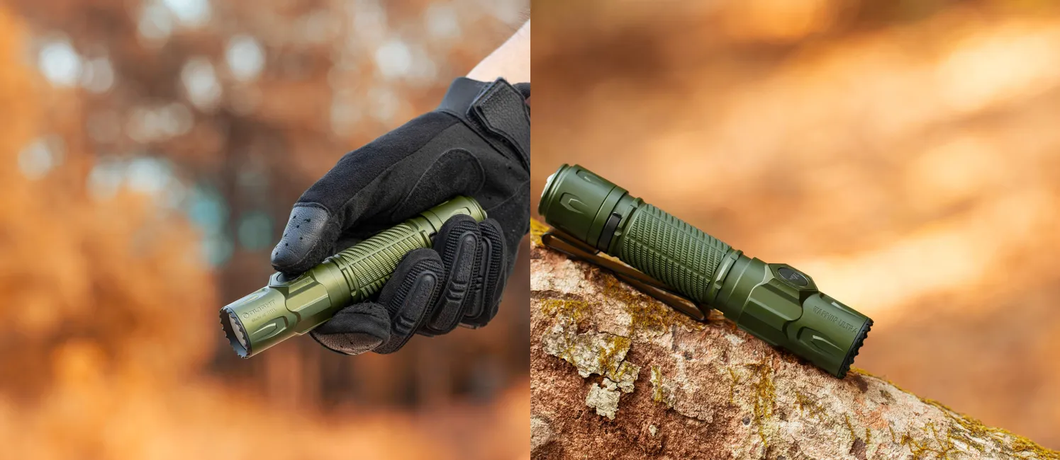 Warrior Ultra Flashlight 2500 Lumens OAL Durable Body - Olight