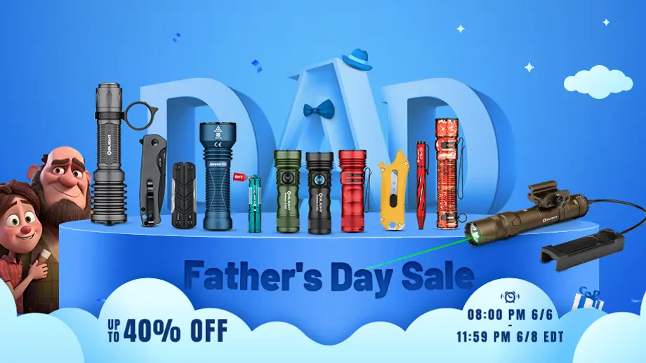 Olight Flashlight and EDC Tool Buying Guide on Father's Day Sale 2023 [Giveaway!]