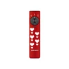 Olight Red Arkfeld Pro with pixelated hearts, showcasing a flat design and multi-functional use