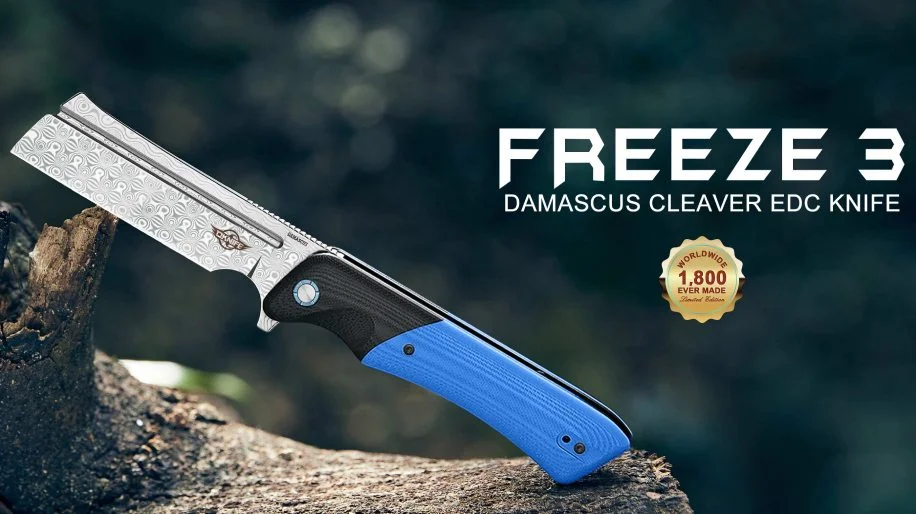 OLIGHT first Ofan-designed EDC folding pocket knife-Freeze 3