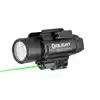Olight Black Baldr Pro R Weapon Light with Green Laser and Integrated Rechargeable Battery for Tactical Use