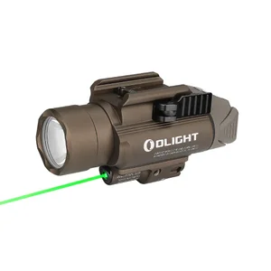 Olight Desert Tan Baldr Pro R Weaponlight with Green Laser and White Light for Tactical Applications