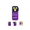 Olight Purple Oclip Pro Keychain Light with "Love" Inscription and Multiple Light Modes for Everyday Carry