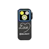 Olight Black Oclip Pro Front View with 'Love' Inscription and Three Light Modes for Everyday Carry