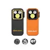 Olight Black Oclip Pro LED light and gold bezel for hands-free illumination