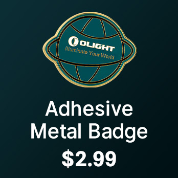 Adhesive Metal Badge