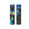 Olight Arkfeld Ultra Blue Mountain Landscape Flashlight Front and Back View with Pocket Clip for Outdoor EDC Gear