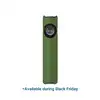 Olight green flat EDC flashlight with UV light and rotary selector switch Black Friday deal