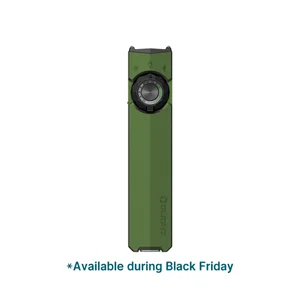 Olight green flat EDC flashlight with UV light and rotary selector switch Black Friday deal