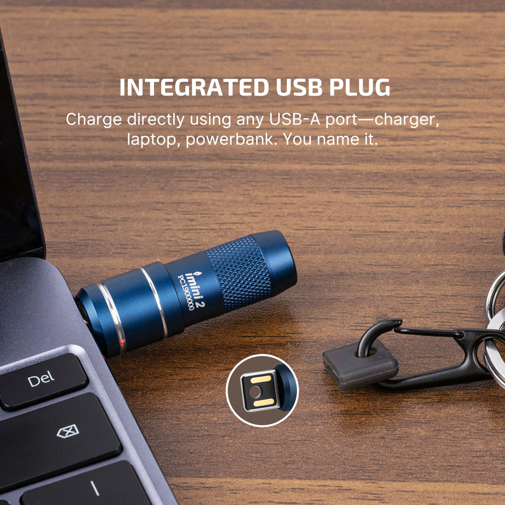 Olight imini 2 Rechargeable Mini Flashlight Magnetic Keychain USB