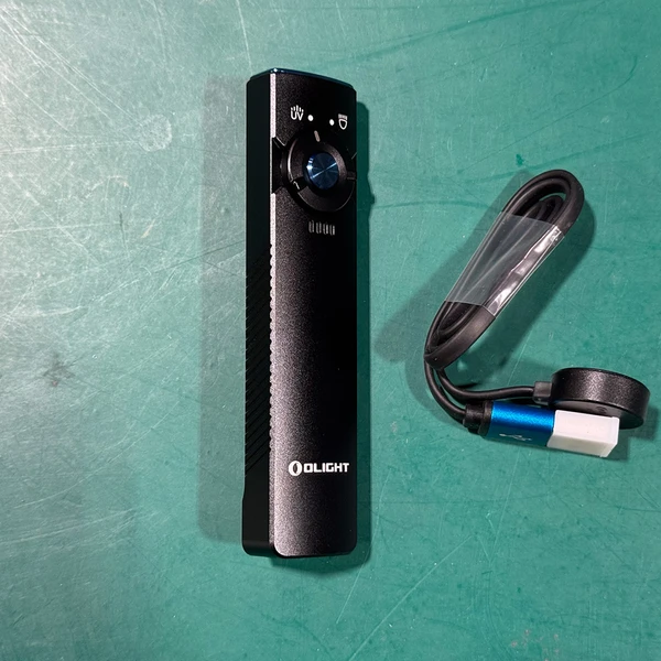 Arkfeld UV EDC Flashlight Refurbished Dual Light Source 1000LM