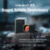 Olight Oclip Pro Red Dot Sight and charger side view for rugged outdoor shooting and tactical use