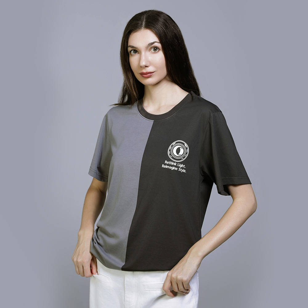 ArkPro T-Shirt UV Reactive Color Block Tee Glow Dark Exclusive