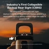 Olight Oclip Pro Collapsible Backup Rear Sight, front view, for dependable aiming solution when optic is powered off.