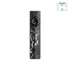 Olight Black ArkPro Flashlight Front View with White Lightning Pattern UV Laser EDC Light for Outdoor Gear and Everyday Carry