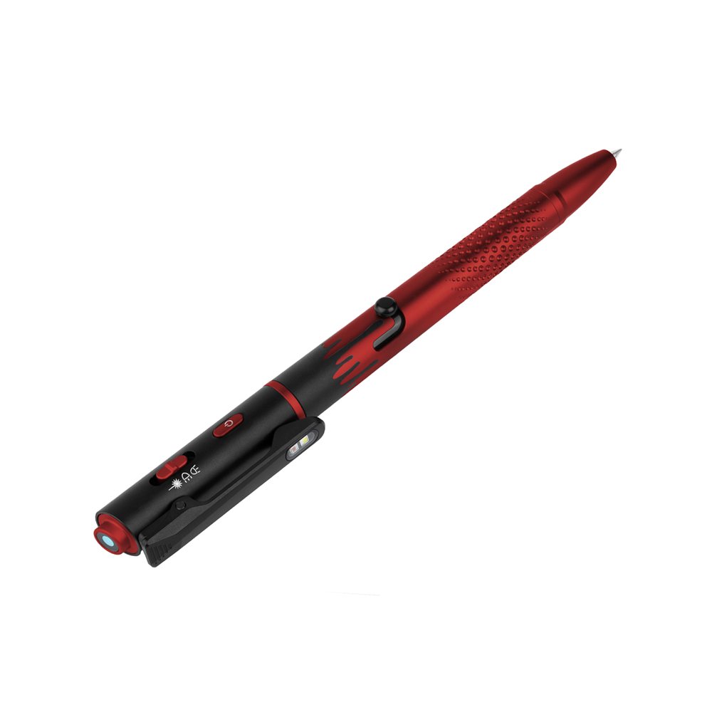 OLIGHT オーライト O'Pen3 ワインレッド ボールペン ペンライト O'Pen 3 Multifunctional Penlight 120LM Green Laser - Olight