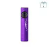 Olight Purple ArkPro Flat Flashlight Front View with Moon Phase Pattern and Selector Dial for EDC and Outdoor Lighting