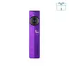 Olight Purple ArkPro Flat Flashlight Front View with Moon and Stars Pattern for Outdoor EDC and Every Day Carry