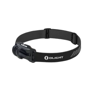 Olight Black Headband for Headlamps with Adjustable Strap and Reflective Elements for Night Running and Hiking