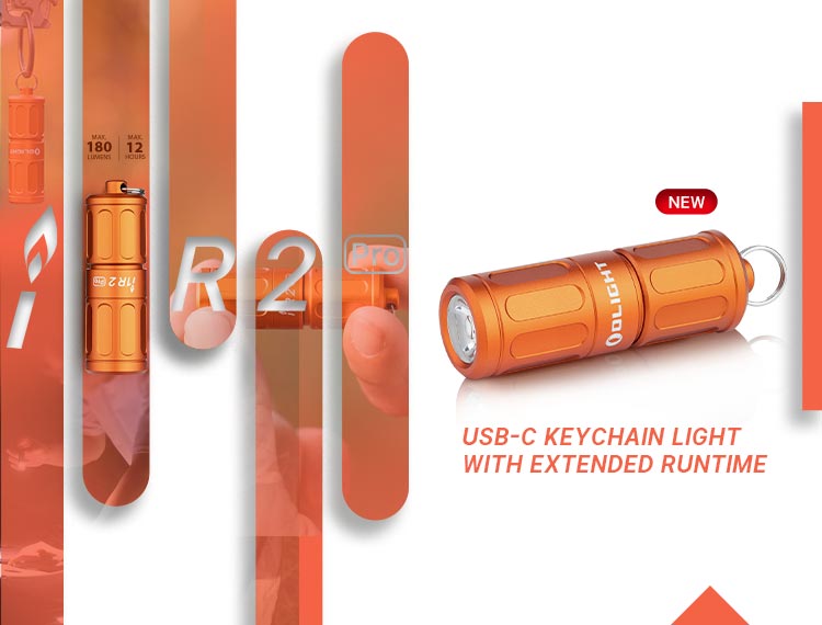 Olight i1R 2 Pro: Bright Keychain Flashlight- Olight