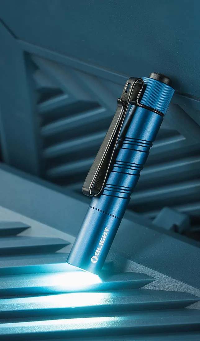 i3T 2 EOS Small EDC Flashlight 300lm Dual Fuel AAA Tail Switch