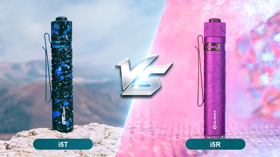 Olight i5R vs i5T, which is the best EDC Flashlight?