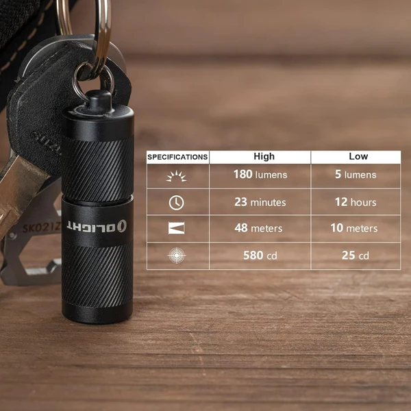 Olight i1R 2 Pro: Bright Keychain Flashlight - Olight